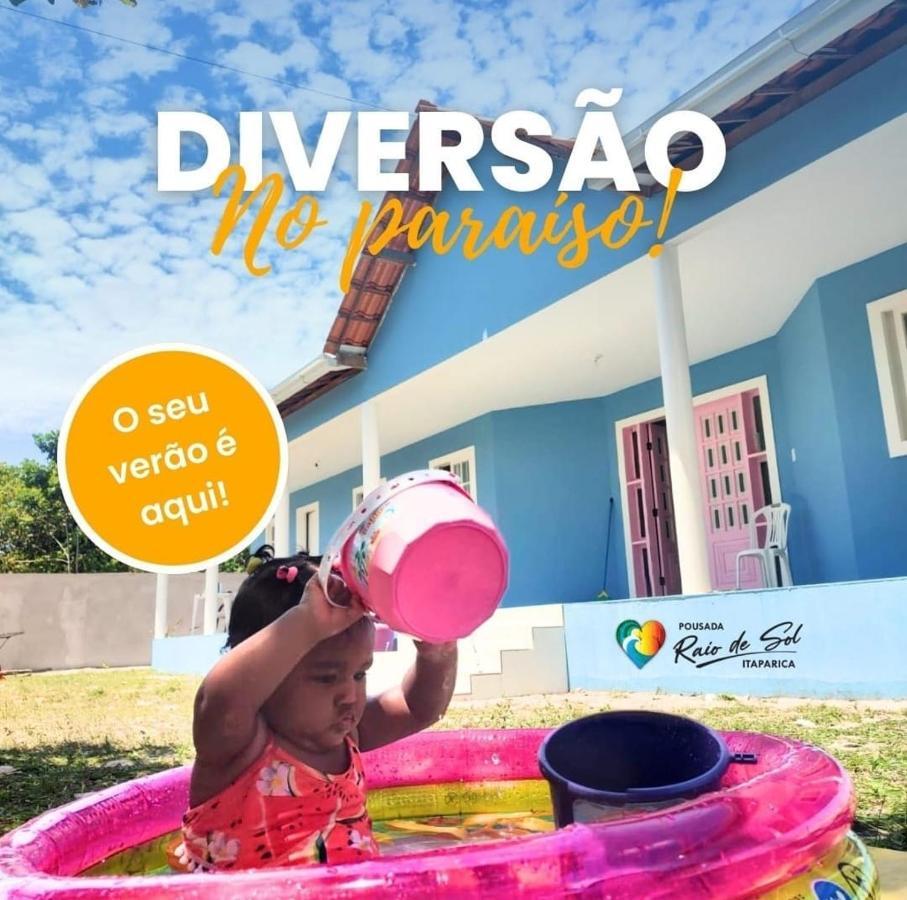 Pousada Raio De Sol - Ilha De Itaparica- Catu A 150 M Da Praia Eksteriør bilde